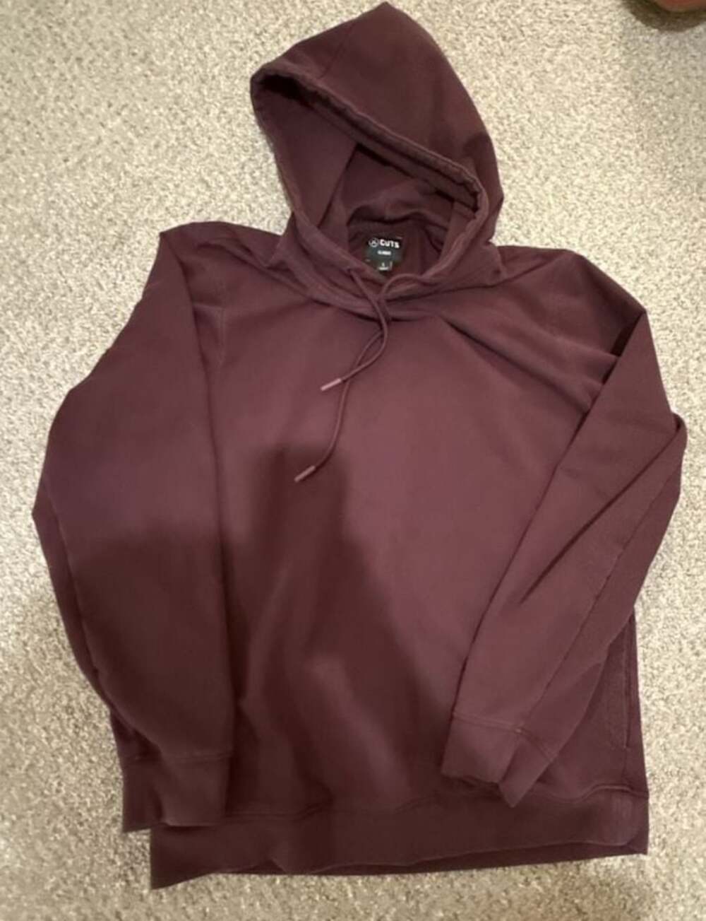 Cuts Hyperloop Hoodie Maroon Size Large